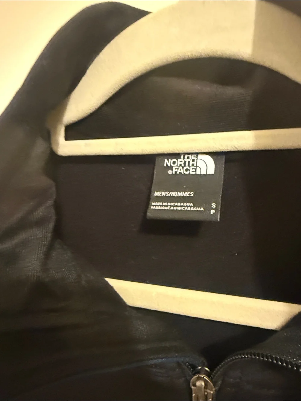 The North Face Men’s Blue and Black Zip-Up Shirt Jacket
